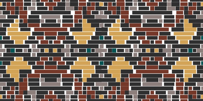 Pixel Ethnic Traditional Pattern Backgroundfolk Embroidery, Aztec Geometric Ornament Print. Design for Carpet, Wallpaper, Clothing, Wrapping, Fabric vector