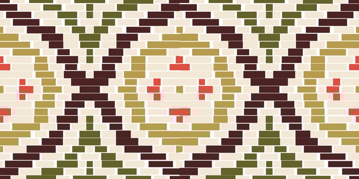 Tribal Art Traditional Blouse Patternfolk Embroidery, Aztec Geometric Ornament Print. Design for Carpet, Wallpaper, Clothing, Wrapping, Fabric vector