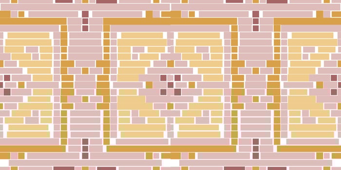 Pixel Geometric Ethnic Design Pattern in the Philippinesfolk Embroidery, Aztec Geometric Ornament Print. Design for Carpet, Wallpaper, Clothing, Wrapping, Fabric vector