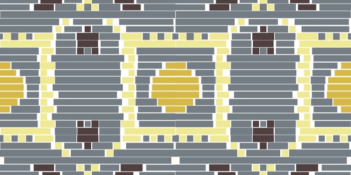 Palestinian Romanian Traditional Patternfolk Embroidery, Aztec Geometric Ornament Print. Design for Carpet, Wallpaper, Clothing, Wrapping, Fabric vector