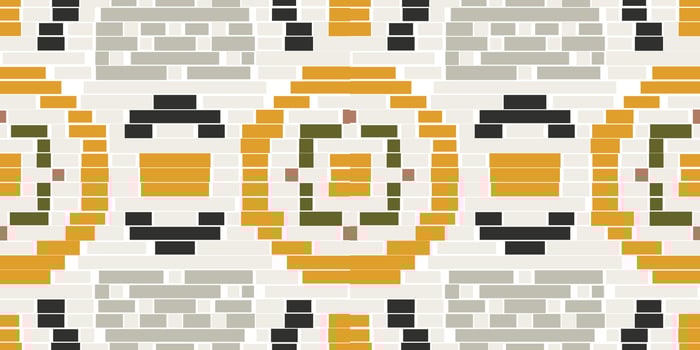 Indonesia Islamic Geometric Patterns Printablefolk Embroidery, Aztec Geometric Ornament Print. Design for Carpet, Wallpaper, Clothing, Wrapping, Fabric vector