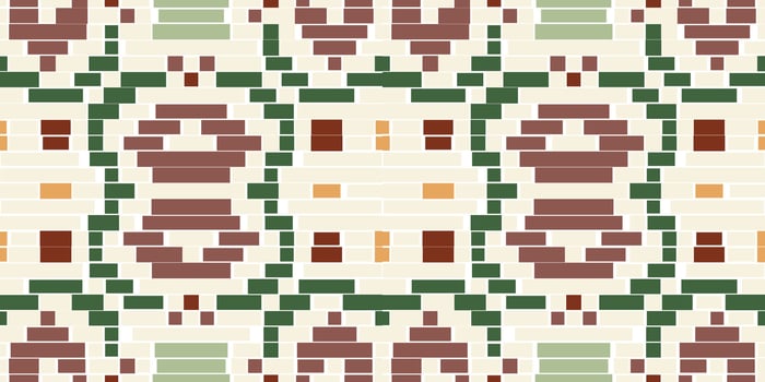Geometry Arabic Pattern Mehndifolk Embroidery, Aztec Geometric Ornament Print. Design for Carpet, Wallpaper, Clothing, Wrapping, Fabric vector