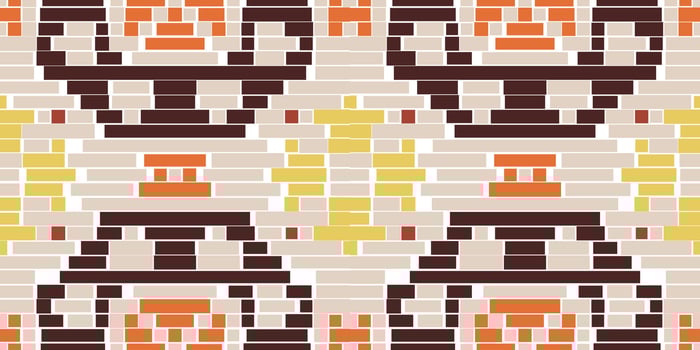 Shawl Ikat Pattern Designfolk Embroidery, Aztec Geometric Ornament Print. Design for Carpet, Wallpaper, Clothing, Wrapping, Fabric vector