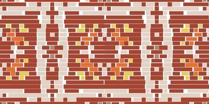 Pixelated Simple Arabic Geometric Patternfolk Embroidery, Aztec Geometric Ornament Print. Design for Carpet, Wallpaper, Clothing, Wrapping, Fabric vector