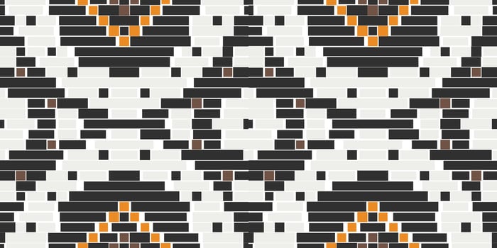 Cross Stitch Pattern Simple Islamic Patternfolk Embroidery, Aztec Geometric Ornament Print. Design for Carpet, Wallpaper, Clothing, Wrapping, Fabric vector
