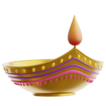 Diya Diwali 3d Illustration png