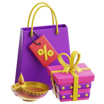 Diwali Sale 3d Illustration png