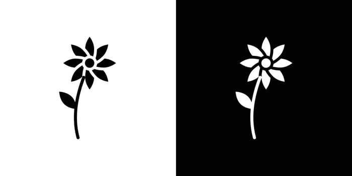 Flower icon Art design illustration vector