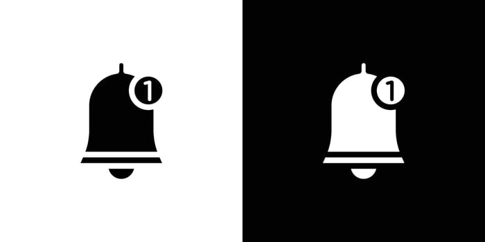 Notification bell icon Art design illustration vector