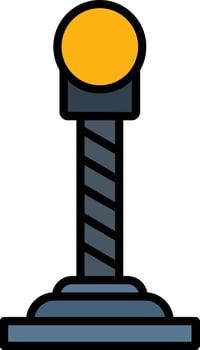 Gear Line Filled Icon vector