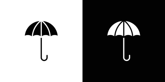 Umbrella icon Art design illustration vector