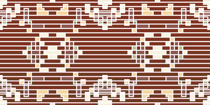 Endless Ikat Pattern Originfolk Embroidery, Aztec Geometric Ornament Print. Design for Carpet, Wallpaper, Clothing, Wrapping, Fabric vector