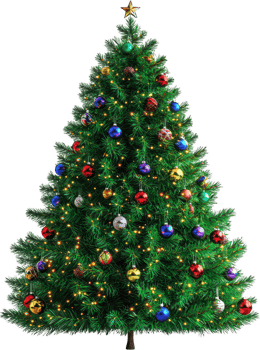 Glowing Christmas Tree png