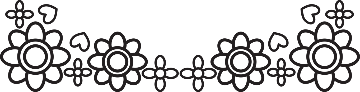 Clean Floral Edge png