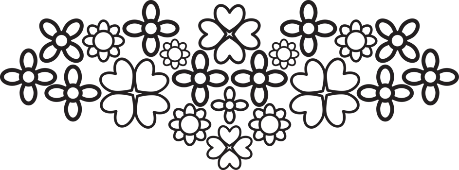 Elegant Ink Sketch Frame Border png