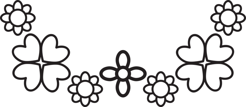 Black and White Nature Border png