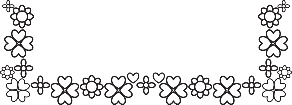 Hand-Illustrated Floral Frame png