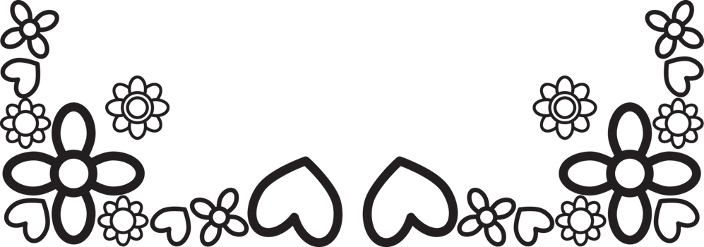 Classic Bloom Outline Frame png