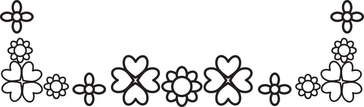 Artistic Black and White Frame png