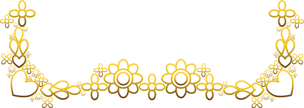 Blooming Gold Outline png