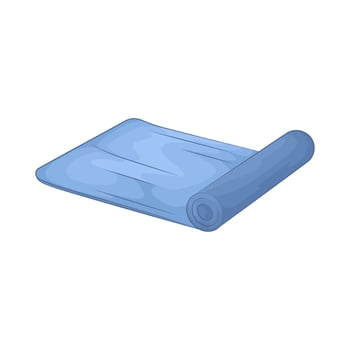 Illustration of yoga mat vector