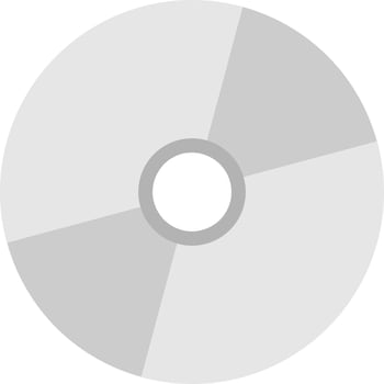 Simple and minimalist CD icon. vector