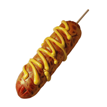 Corn dog transparent background png