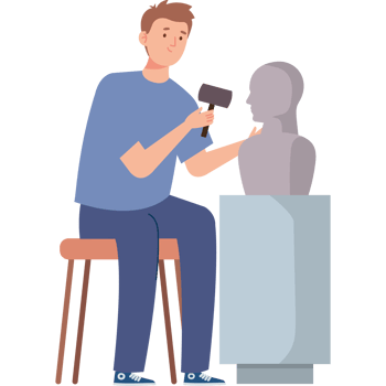 artist sculptor man png