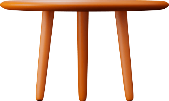 3d wooden table stand with legs png