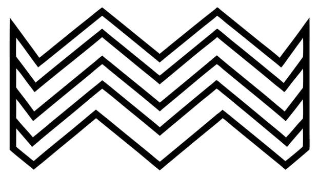 minimal zigzag pattern design background, illustration line art vector