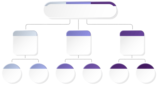Infographic 6 options or step for presentation. png