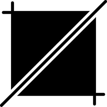 Crop Glyph Icon vector