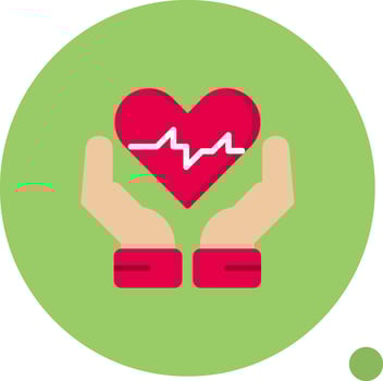 Healthcare Flat Shadow Icon vector