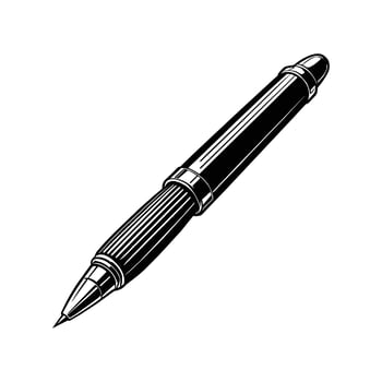 A Logo Icon Illustration for a Simple Ball Pen vector