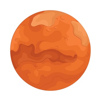 Illustration of mars vector