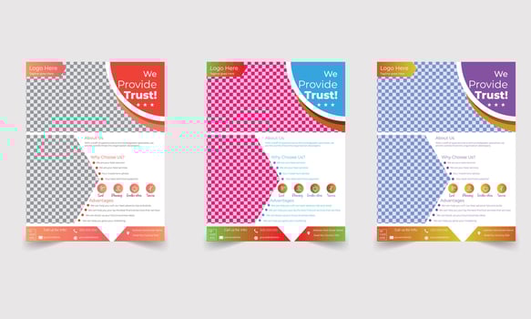 Brochure Flyer design Layout template vector
