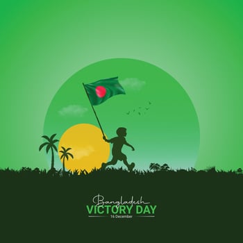 16 December Victory Day of Bangladesh Illustration vector
