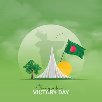 Victory Day of Bangladesh. Creative Victory day. vector