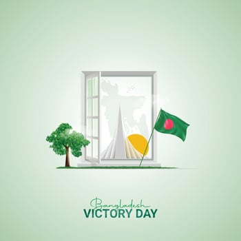 December 16, Happy Victory Day of Bangladesh. Creative Victory day. vector