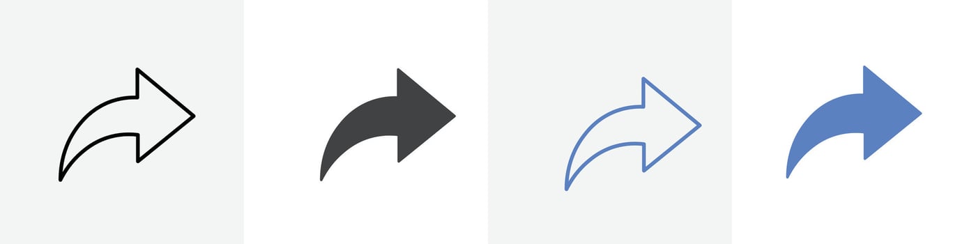 share icon set use for web vector
