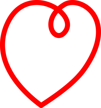 Doodle Hand Drawn Heart Love png