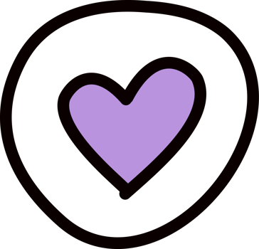 Doodle Hand Drawn Heart Love png