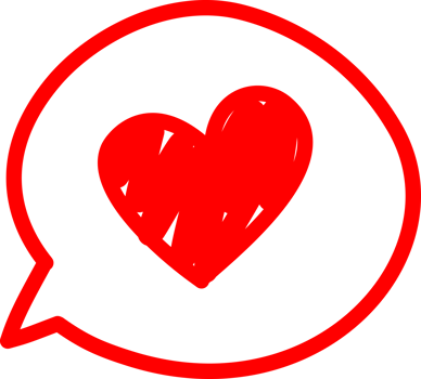 Doodle Hand Drawn Heart Love png