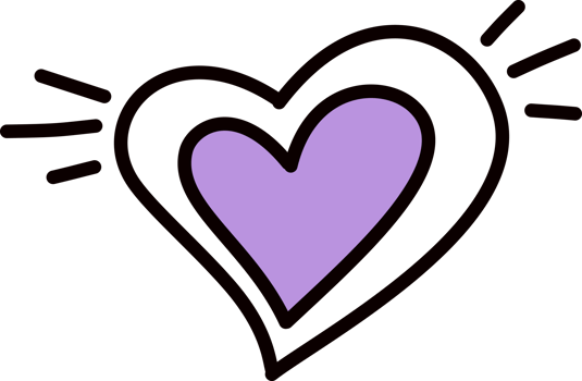 Doodle Hand Drawn Heart Love png
