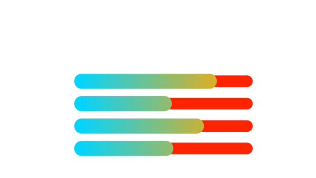 colorful bar graph icon on transparent background png
