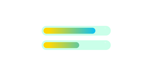 a colorful bar with two different colors png