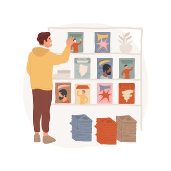 Comic books isolated cartoon illustration. vector