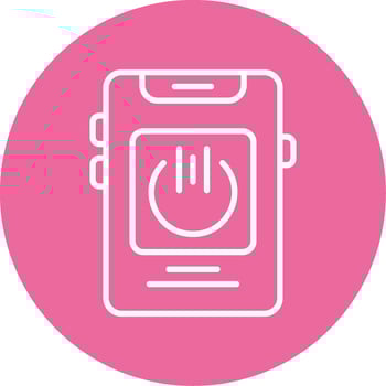 Running apps Icon Design vector