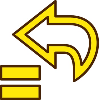 Backward Icon Design vector