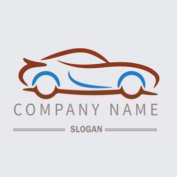 Car logo template, car design, car logo, car icon, car icon illustration vector